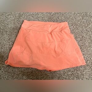 NWOT Lululemon athletica Orange Mini Skirt Size 4